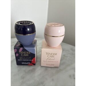 2 X oriflame sweden tender care balm .5 oz new. NATURAL and BLACKCURRANT